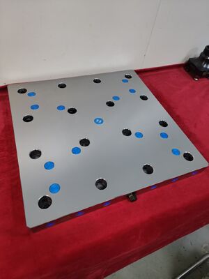 OEM 18KN قدرت قفل 5 محور CNC Clamping Fixture CNC Workholding Fixture ارائه ثبات قطعه کار و قفل در خطوط تولید