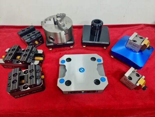 فکسچر محور فولاد سخت شده با نیروی قفل 18KN برای ماشینکاری CNC 3/4/5 محور